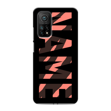 Силиконовый чехол на Xiaomi Mi 10T с принтом NAME