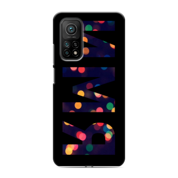 Силиконовый чехол на Xiaomi Mi 10T с принтом ИМЯ