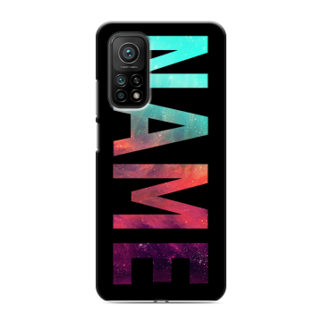 Силиконовый чехол на Xiaomi Mi 10T с принтом NAME