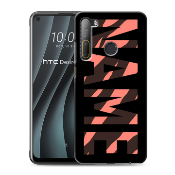 Силиконовый чехол на HTC Desire 20 Pro с принтом NAME