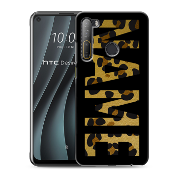 Силиконовый чехол на HTC Desire 20 Pro с принтом NAME