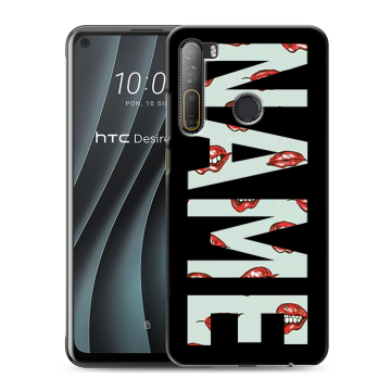 Силиконовый чехол на HTC Desire 20 Pro с принтом NAME