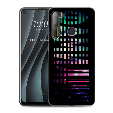 Силиконовый чехол на HTC Desire 20 Pro с принтом ФАМИЛИЯ