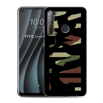 Силиконовый чехол на HTC Desire 20 Pro с принтом NAME