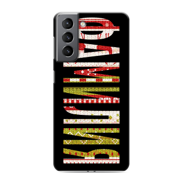 Силиконовый чехол на Samsung Galaxy S21 с принтом ФАМИЛИЯ