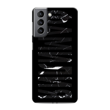 Силиконовый чехол на Samsung Galaxy S21 с принтом ФАМИЛИЯ