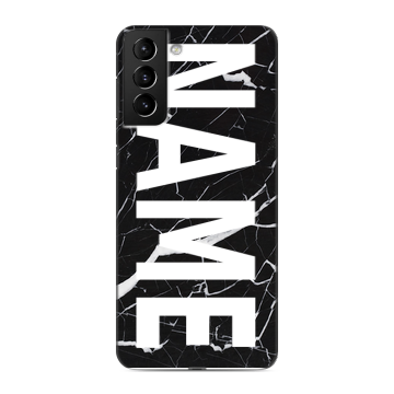 Силиконовый чехол на Samsung Galaxy S21 Plus с принтом NAME