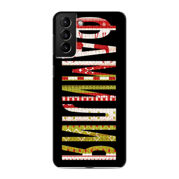 Силиконовый чехол на Samsung Galaxy S21 Plus с принтом ФАМИЛИЯ