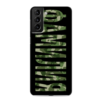Силиконовый чехол на Samsung Galaxy S21 Plus с принтом ФАМИЛИЯ