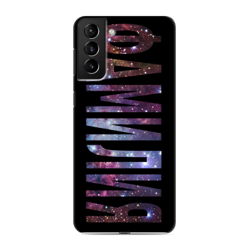 Силиконовый чехол на Samsung Galaxy S21 Plus с принтом ФАМИЛИЯ