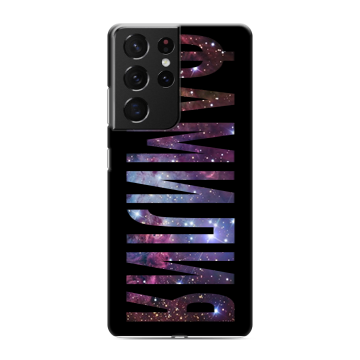 Силиконовый чехол на Samsung Galaxy S21 Ultra с принтом ФАМИЛИЯ