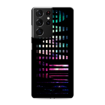 Силиконовый чехол на Samsung Galaxy S21 Ultra с принтом ФАМИЛИЯ
