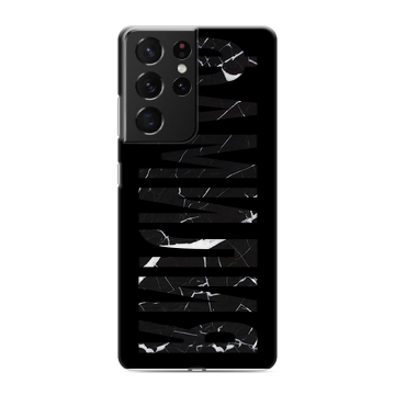Силиконовый чехол на Samsung Galaxy S21 Ultra с принтом ФАМИЛИЯ