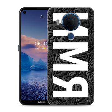 Силиконовый чехол на Nokia 5.4 с принтом ИМЯ