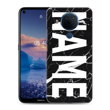 Силиконовый чехол на Nokia 5.4 с принтом NAME