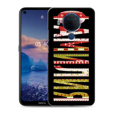 Силиконовый чехол на Nokia 5.4 с принтом ФАМИЛИЯ