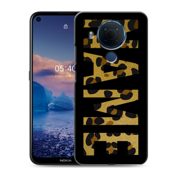 Силиконовый чехол на Nokia 5.4 с принтом NAME