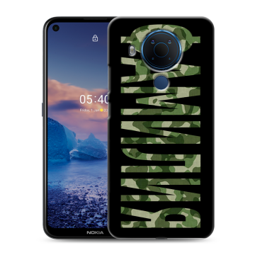 Силиконовый чехол на Nokia 5.4 с принтом ФАМИЛИЯ