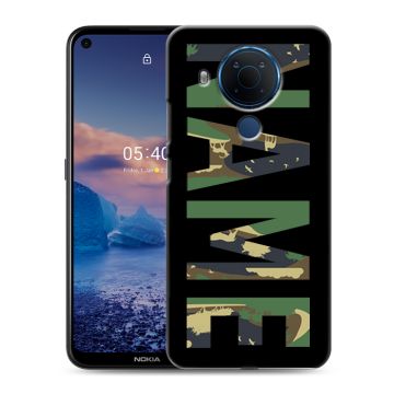 Силиконовый чехол на Nokia 5.4 с принтом NAME