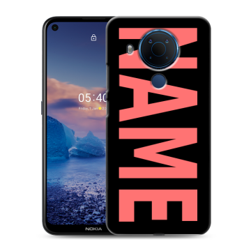 Силиконовый чехол на Nokia 5.4 с принтом NAME