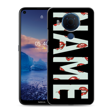 Силиконовый чехол на Nokia 5.4 с принтом NAME