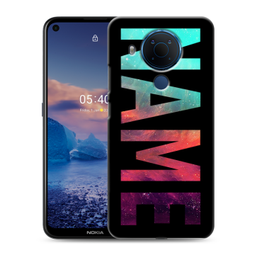 Силиконовый чехол на Nokia 5.4 с принтом NAME