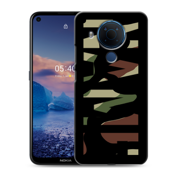 Силиконовый чехол на Nokia 5.4 с принтом NAME