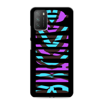 Силиконовый противоударный чехол на Xiaomi Poco M3 с принтом ФАМИЛИЯ