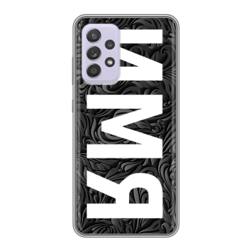 Силиконовый чехол на Samsung Galaxy A52 с принтом ИМЯ