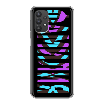 Силиконовый чехол на Samsung Galaxy A32 с принтом ФАМИЛИЯ
