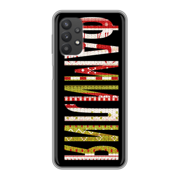 Силиконовый чехол на Samsung Galaxy A32 с принтом ФАМИЛИЯ