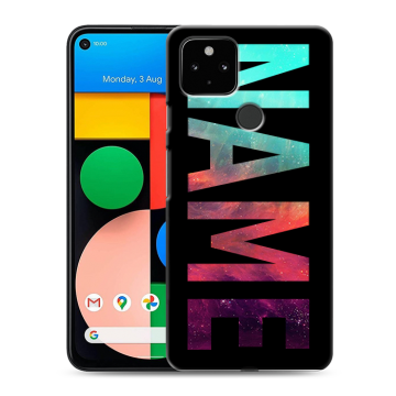 Силиконовый чехол на Google Pixel 4a 5G с принтом NAME