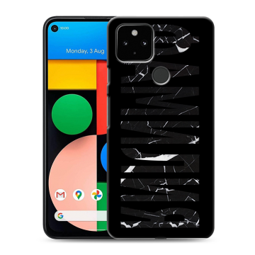 Силиконовый чехол на Google Pixel 4a 5G с принтом ФАМИЛИЯ