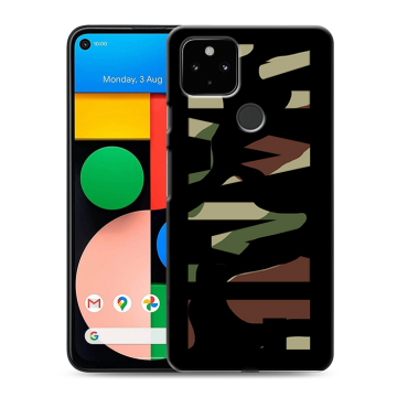 Силиконовый чехол на Google Pixel 4a 5G с принтом NAME