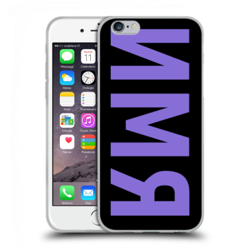 Силиконовый чехол на Iphone 6/6s с принтом ИМЯ