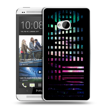 Пластиковый чехол на HTC One (M7) Dual SIM с принтом ФАМИЛИЯ