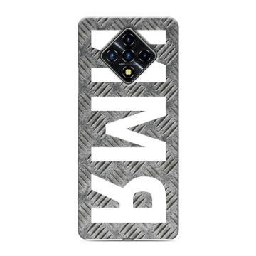 Силиконовый противоударный чехол на Infinix Zero 8 с принтом ИМЯ