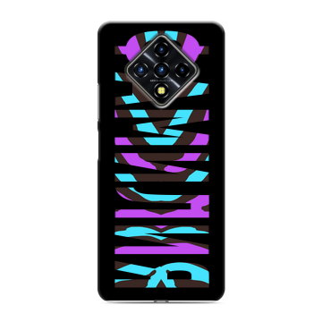 Силиконовый противоударный чехол на Infinix Zero 8 с принтом ФАМИЛИЯ