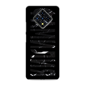 Силиконовый противоударный чехол на Infinix Zero 8 с принтом ФАМИЛИЯ