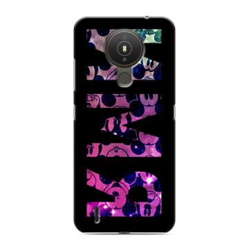 Силиконовый чехол на Nokia 1.4 с принтом ИМЯ
