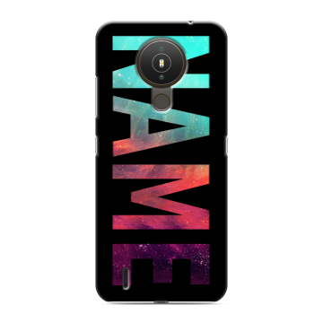 Силиконовый чехол на Nokia 1.4 с принтом NAME