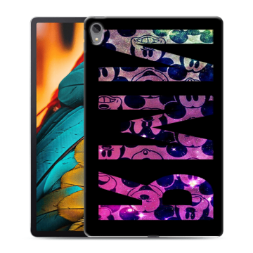 Силиконовый чехол на Lenovo Tab P11 с принтом ИМЯ
