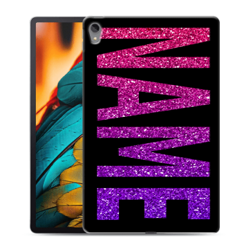 Силиконовый чехол на Lenovo Tab P11 с принтом NAME