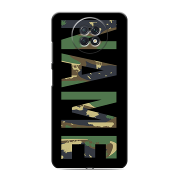 Силиконовый чехол на Xiaomi RedMi Note 9T с принтом NAME