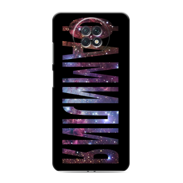 Силиконовый чехол на Xiaomi RedMi Note 9T с принтом ФАМИЛИЯ