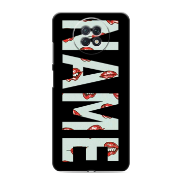 Силиконовый чехол на Xiaomi RedMi Note 9T с принтом NAME