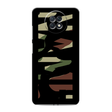 Силиконовый чехол на Xiaomi RedMi Note 9T с принтом NAME