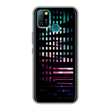 Силиконовый противоударный чехол на Infinix Hot 10 Lite с принтом ФАМИЛИЯ