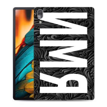 Силиконовый чехол на Lenovo Tab P11 Pro с принтом ИМЯ