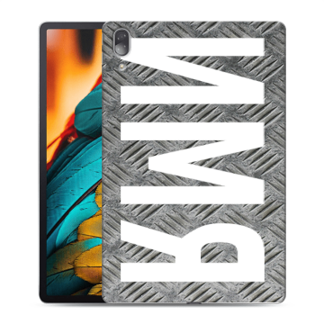 Силиконовый чехол на Lenovo Tab P11 Pro с принтом ИМЯ